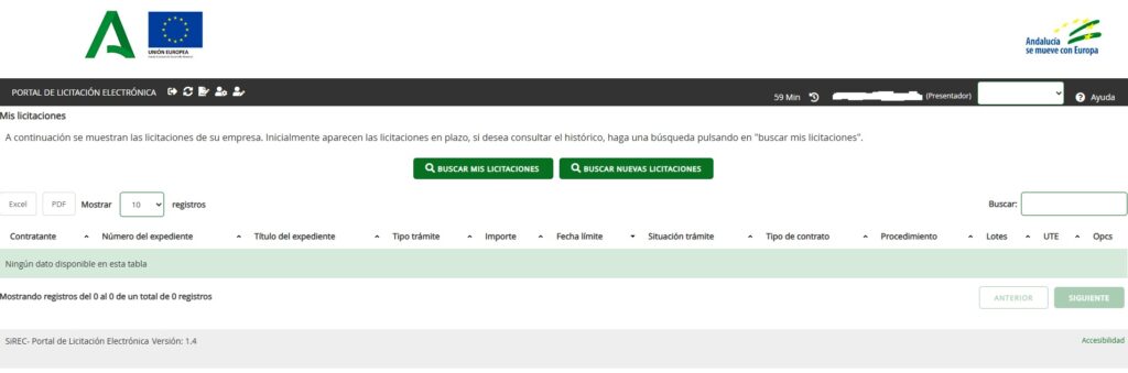 BUSCADOR Guía completa SiREC: cómo presentar ofertas en Andalucía