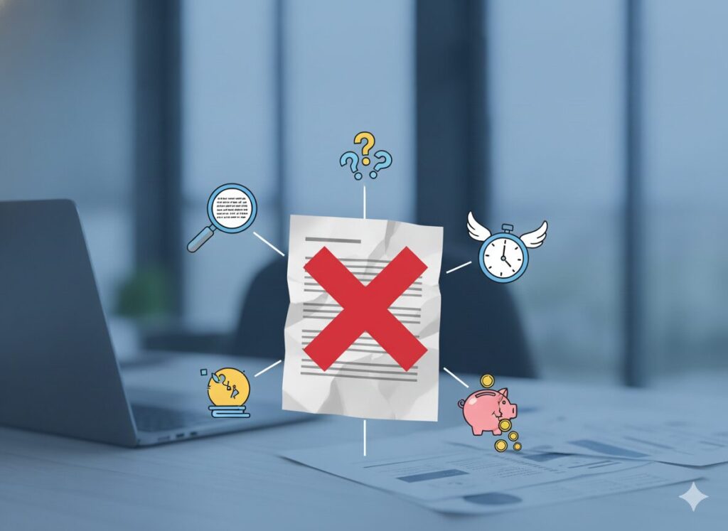 5 ERRORES COMUNES PROPUESTAS LICITACIONES