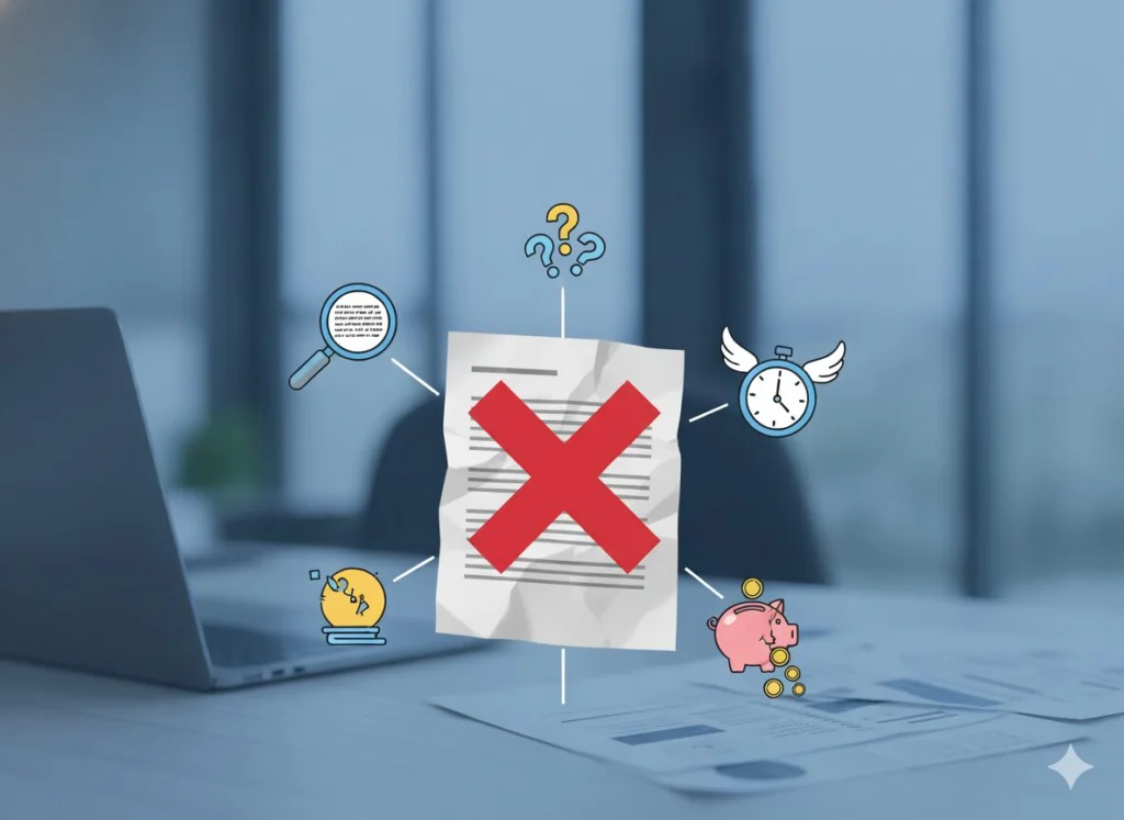 5 ERRORES COMUNES PROPUESTAS LICITACIONES