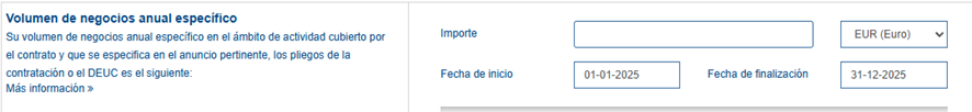 DEUC: Guía completa para rellenarlo 6 Solvencia económica específica por actividad en el formulario DEUC