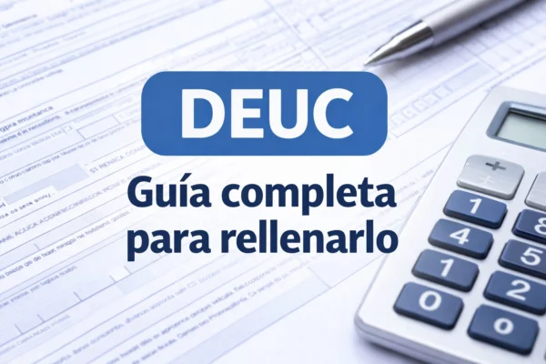 Guía para completar el DEUC