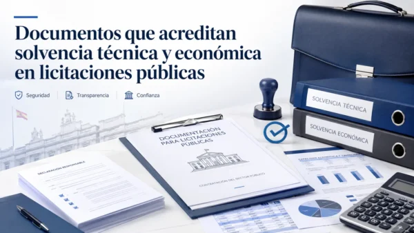 documentos acreditativos licitaciones Inicio