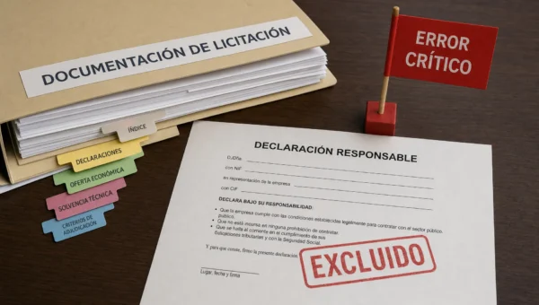 Inicio 34 DEUC: errores que pueden dejar tu oferta fuera - Main Image